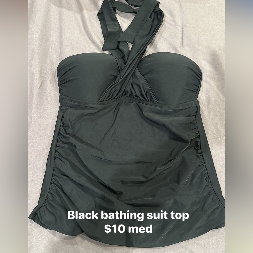 Black Bathing Suit Top
